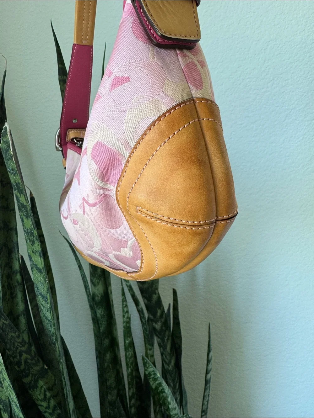 Y2K Coach Pink Optic SoHo Hobo Shoulder Bag